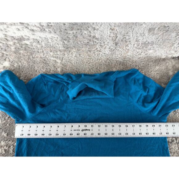 Torrid Plus Sz 2X Minimalist Turtleneck Stretch Sweater Blue Long Sleeve Casual - Picture 4 of 8